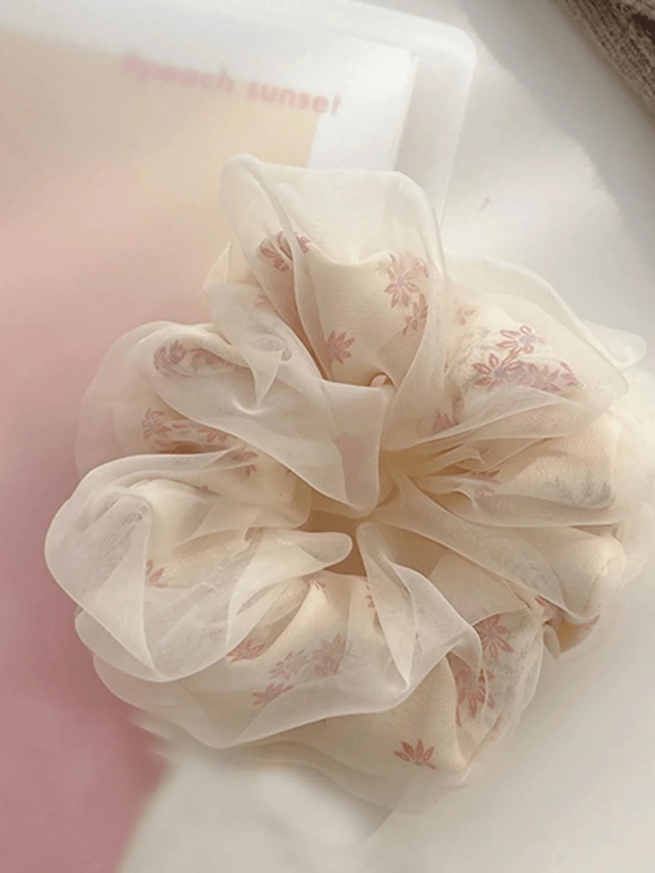 Chouchou Fleurs Double