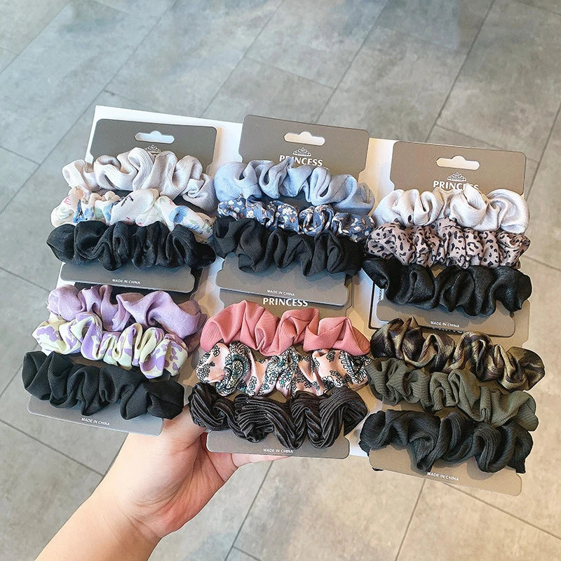 Lot 3 Chouchous Satin