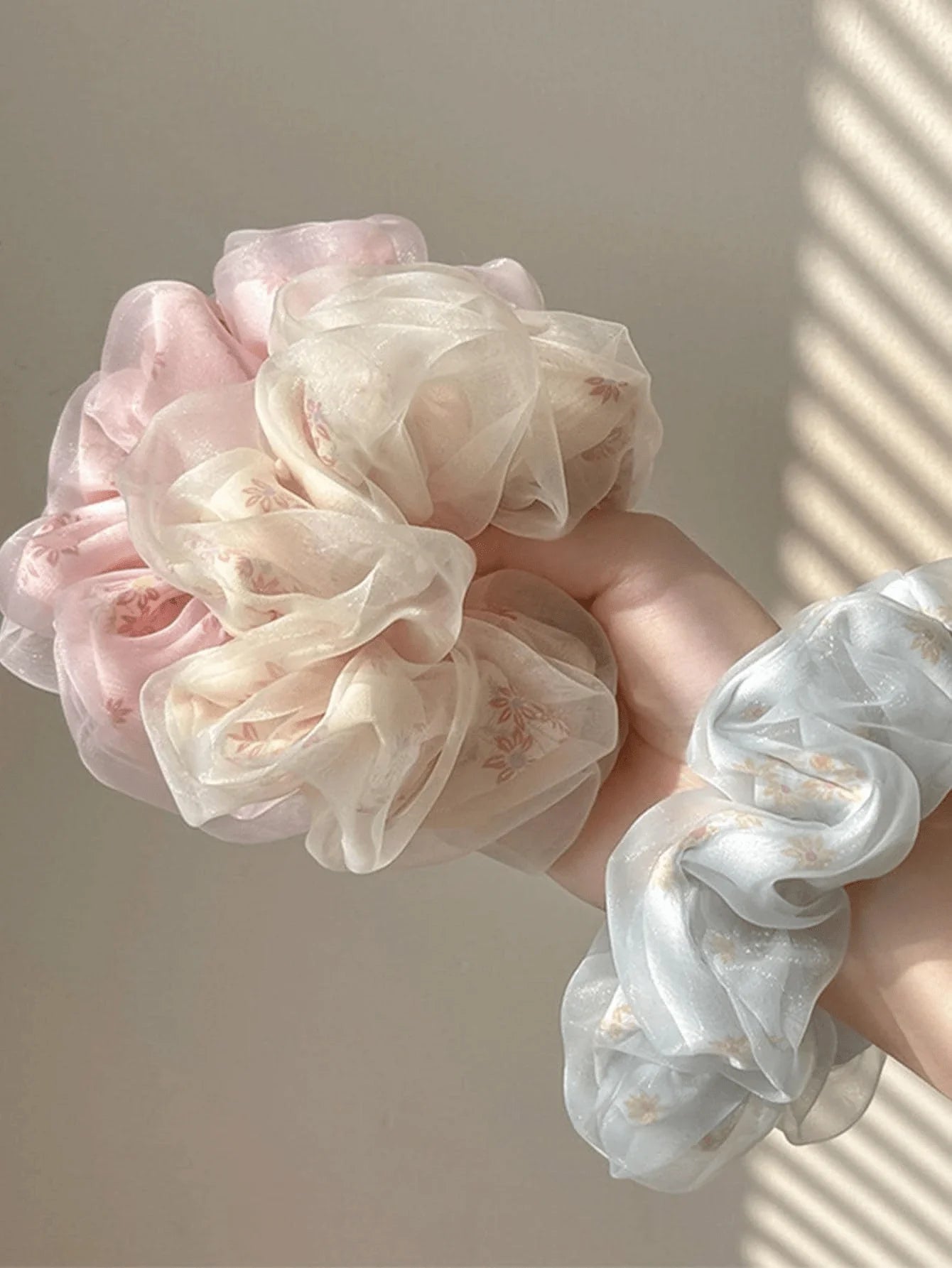 Chouchou Fleurs Double