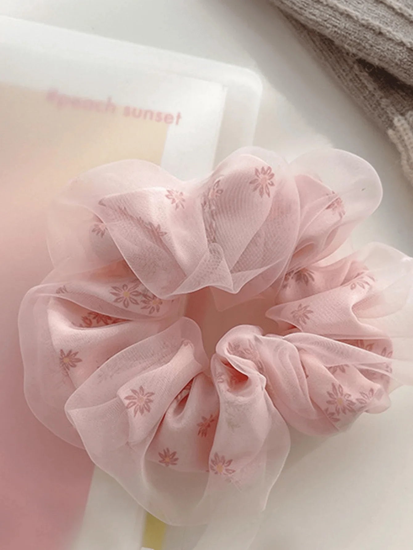 Chouchou Fleurs Double
